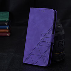 Handytasche Stand Schutzhülle Flip Leder Hülle Y02B für Samsung Galaxy F22 4G Violett