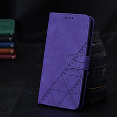 Handytasche Stand Schutzhülle Flip Leder Hülle Y02B für Samsung Galaxy S20 5G Violett