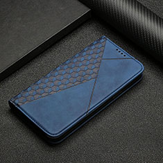 Handytasche Stand Schutzhülle Flip Leder Hülle Y02X für Samsung Galaxy M40S Blau