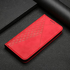 Handytasche Stand Schutzhülle Flip Leder Hülle Y02X für Samsung Galaxy M40S Rot