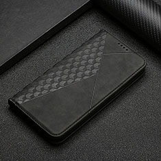 Handytasche Stand Schutzhülle Flip Leder Hülle Y02X für Samsung Galaxy M40S Schwarz