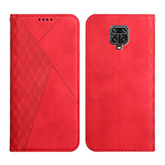Handytasche Stand Schutzhülle Flip Leder Hülle Y02X für Xiaomi Redmi Note 9 Pro Rot