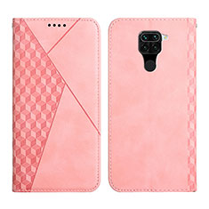Handytasche Stand Schutzhülle Flip Leder Hülle Y02X für Xiaomi Redmi Note 9 Rosegold