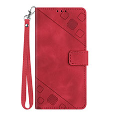 Handytasche Stand Schutzhülle Flip Leder Hülle Y03B für Huawei Honor 9X Rot