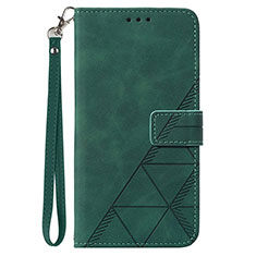 Handytasche Stand Schutzhülle Flip Leder Hülle Y03B für Samsung Galaxy S20 Grün