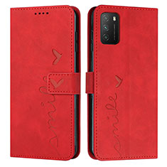 Handytasche Stand Schutzhülle Flip Leder Hülle Y03X für Xiaomi Poco M3 Rot