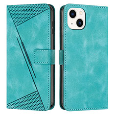 Handytasche Stand Schutzhülle Flip Leder Hülle Y04X für Apple iPhone 14 Grün