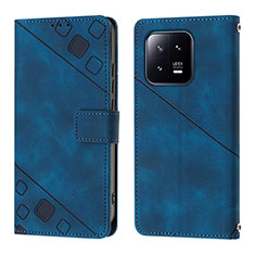 Handytasche Stand Schutzhülle Flip Leder Hülle YB1 für Xiaomi Mi 13 5G Blau