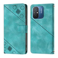 Handytasche Stand Schutzhülle Flip Leder Hülle YB1 für Xiaomi Poco C55 Grün