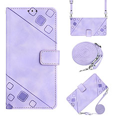 Handytasche Stand Schutzhülle Flip Leder Hülle YB4 für Xiaomi Redmi 10 Prime Violett