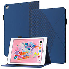 Handytasche Stand Schutzhülle Flip Leder Hülle YX1 für Apple iPad Air 2 Blau