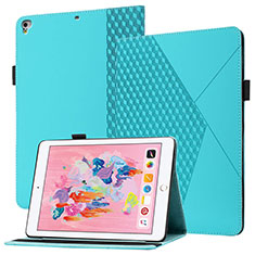 Handytasche Stand Schutzhülle Flip Leder Hülle YX1 für Apple iPad Air 2 Hellblau
