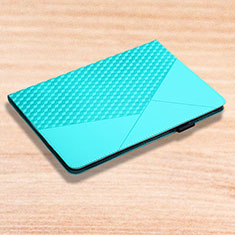 Handytasche Stand Schutzhülle Flip Leder Hülle YX2 für Apple iPad 10.2 (2020) Hellblau