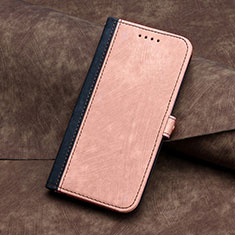 Handytasche Stand Schutzhülle Flip Leder Hülle YX5 für Samsung Galaxy S22 Plus 5G Rosegold