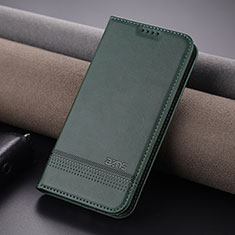 Handytasche Stand Schutzhülle Flip Leder Hülle YZ1 für Apple iPhone 14 Pro Grün