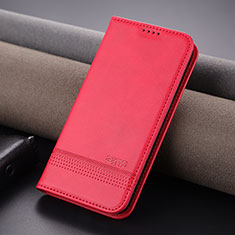 Handytasche Stand Schutzhülle Flip Leder Hülle YZ1 für Apple iPhone 14 Pro Pink