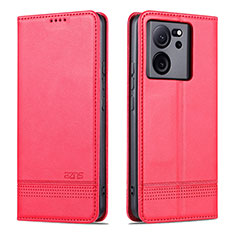 Handytasche Stand Schutzhülle Flip Leder Hülle YZ1 für Xiaomi Mi 13T Pro 5G Pink