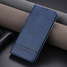 Handytasche Stand Schutzhülle Flip Leder Hülle YZ2 für Huawei Honor 90 Pro 5G Blau
