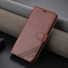 Handytasche Stand Schutzhülle Flip Leder Hülle YZ3 für Apple iPhone 14 Braun