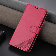 Handytasche Stand Schutzhülle Flip Leder Hülle YZ3 für Apple iPhone 14 Pink