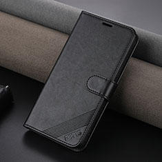 Handytasche Stand Schutzhülle Flip Leder Hülle YZ3 für Apple iPhone 14 Plus Schwarz