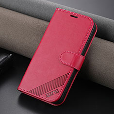 Handytasche Stand Schutzhülle Flip Leder Hülle YZ3 für Apple iPhone 15 Pro Max Pink