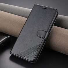 Handytasche Stand Schutzhülle Flip Leder Hülle YZ4 für Huawei P60 Schwarz