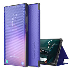 Handytasche Stand Schutzhülle Flip Leder Hülle ZL1 für Samsung Galaxy A30S Violett