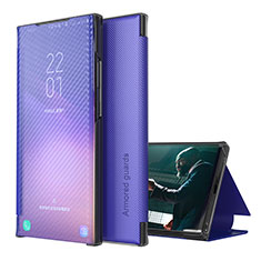 Handytasche Stand Schutzhülle Flip Leder Hülle ZL1 für Samsung Galaxy A51 5G Violett
