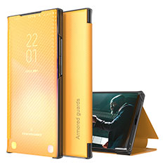 Handytasche Stand Schutzhülle Flip Leder Hülle ZL1 für Samsung Galaxy Note 20 Ultra 5G Gelb
