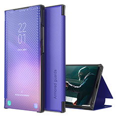 Handytasche Stand Schutzhülle Flip Leder Hülle ZL1 für Samsung Galaxy Note 20 Ultra 5G Violett