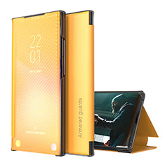 Handytasche Stand Schutzhülle Flip Leder Hülle ZL1 für Samsung Galaxy S20 Plus 5G Gelb