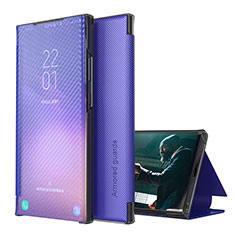 Handytasche Stand Schutzhülle Flip Leder Hülle ZL1 für Samsung Galaxy S20 Violett