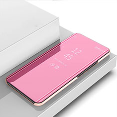 Handytasche Stand Schutzhülle Flip Leder Rahmen Spiegel Tasche für Xiaomi Mi 10T Lite 5G Rosegold