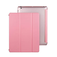 Handytasche Stand Schutzhülle Leder für Apple iPad 2 Rosa