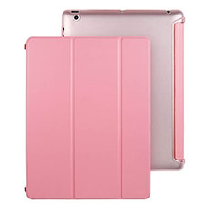 Handytasche Stand Schutzhülle Leder für Apple iPad 4 Rosa