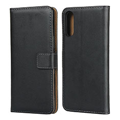 Handytasche Stand Schutzhülle Leder für Sony Xperia L4 Schwarz