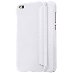 Handytasche Stand Schutzhülle Leder für Xiaomi Mi 5C Weiß