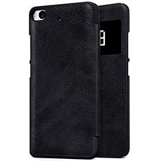 Handytasche Stand Schutzhülle Leder für Xiaomi Mi 5S 4G Schwarz