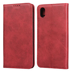 Handytasche Stand Schutzhülle Leder Hülle für Huawei Enjoy 8S Rot