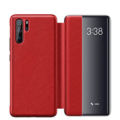 Handytasche Stand Schutzhülle Leder Hülle für Huawei P30 Pro New Edition Rot