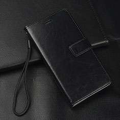 Handytasche Stand Schutzhülle Leder Hülle für Oppo A11X Schwarz