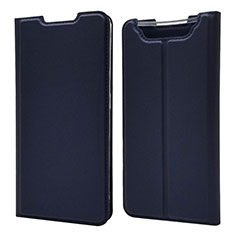Handytasche Stand Schutzhülle Leder Hülle für Samsung Galaxy A80 Blau