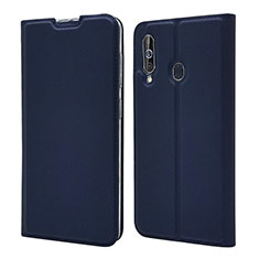 Handytasche Stand Schutzhülle Leder Hülle für Samsung Galaxy M40 Blau