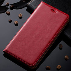 Handytasche Stand Schutzhülle Leder Hülle für Samsung Galaxy M60s Rot