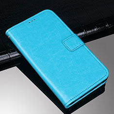Handytasche Stand Schutzhülle Leder Hülle für Sony Xperia 10 Hellblau