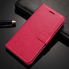 Handytasche Stand Schutzhülle Leder Hülle für Xiaomi Redmi K30 5G Rot