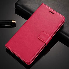 Handytasche Stand Schutzhülle Leder Hülle für Xiaomi Redmi Note 8 Pro Rot