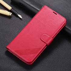 Handytasche Stand Schutzhülle Leder Hülle L01 für Huawei Nova 6 SE Rot