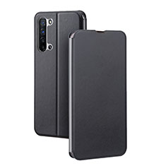 Handytasche Stand Schutzhülle Leder Hülle L01 für Oppo Find X2 Lite Schwarz